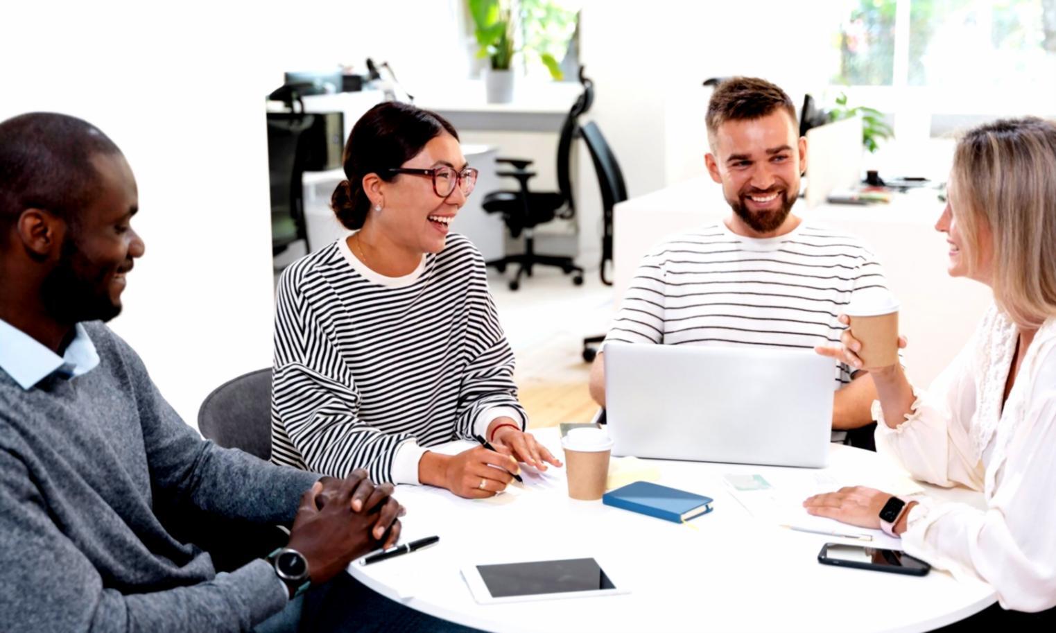 Financial analysis workspace with reports and data visualization